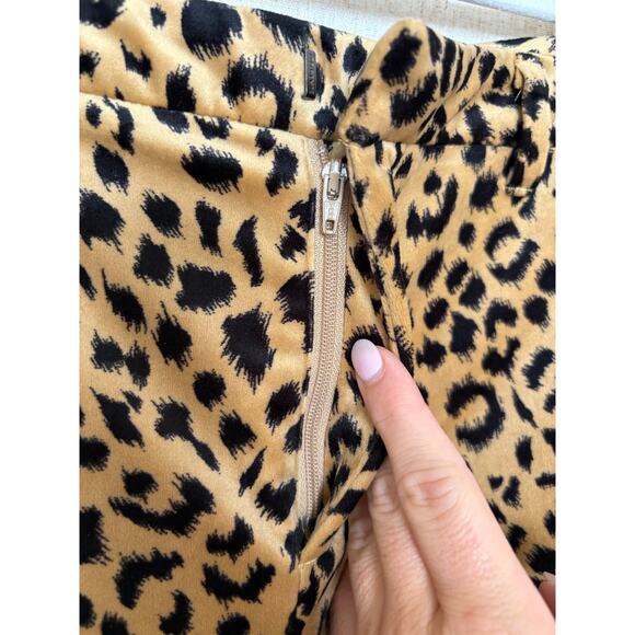 Scotch & Soda Leopard Print Tailored Trousers Pants Size Small - Picture 5 of 10